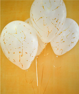 Blinged Splatter Balloons